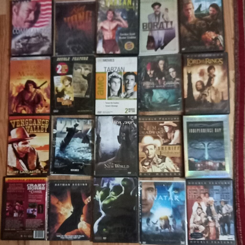 DVD filmlər. - Şəkildəki 20 ədəd DVD hamısı birlikdə satılır. -