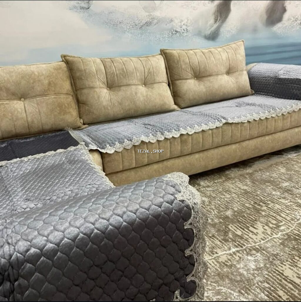 Divan üçün Yeni rəng - Qəhvəyi Yataq örtüyü, Ödənişli çatdırılma