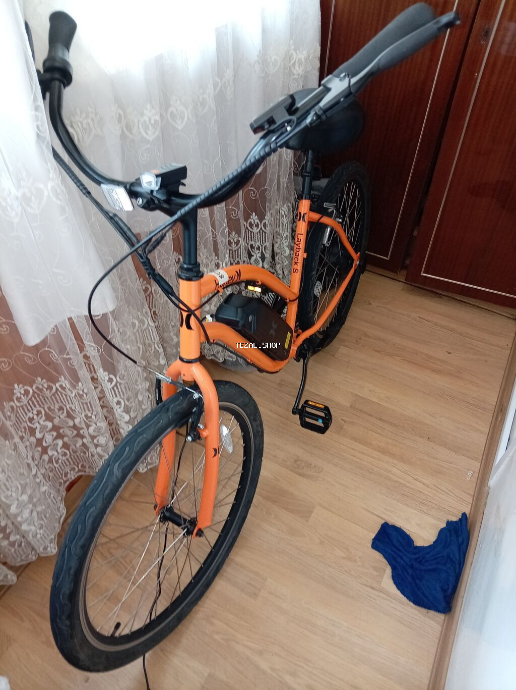 Hurley Layback S elektrik velosipedi - Rəng: narıncı - Çərçivə