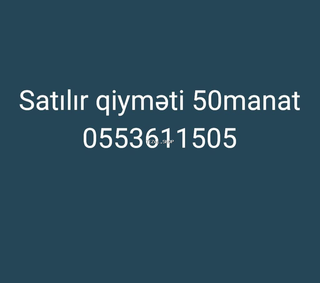 Satılır qiyməti 50manat 0553611505