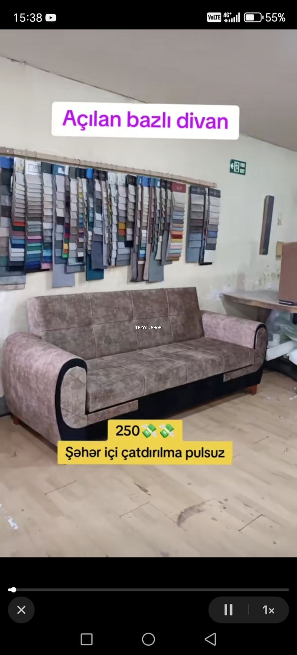 Di̇van-kravat, Açılan, Bazalı, Parça, Ödənişli çatdırılma - şəkil 2