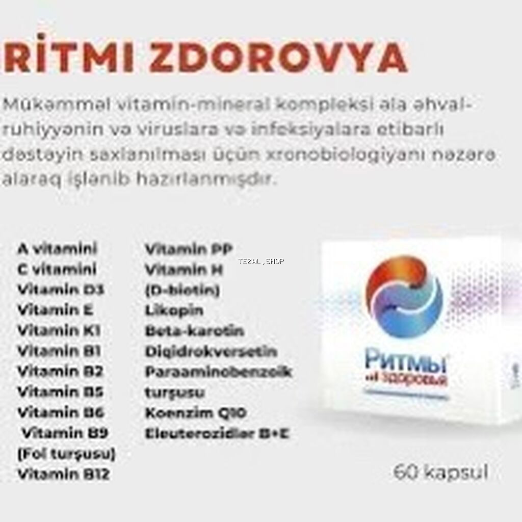 Siberian Wellness _18 vitamin, 8 mineral və 7 element ehtiva edən