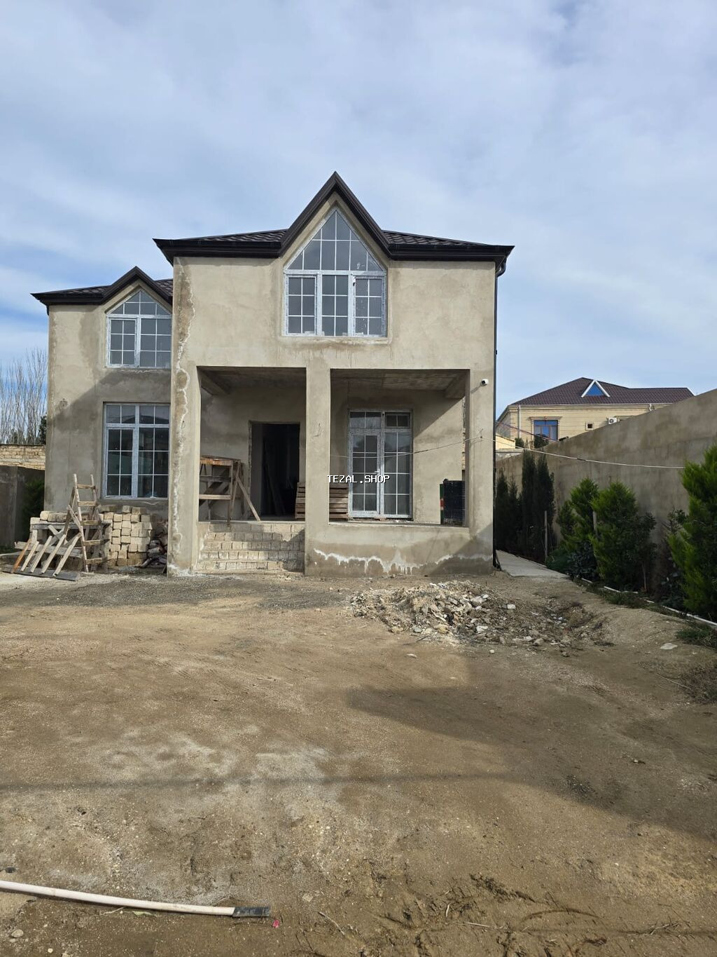 5 otaqlı, 240 kv. m, Kredit yoxdur, Təmirsiz - şəkil 2