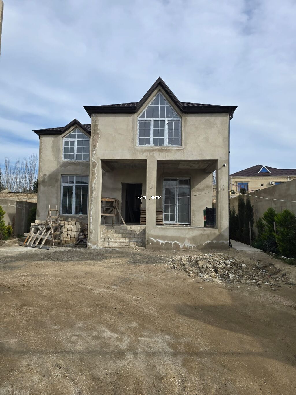 5 otaqlı, 240 kv. m, Kredit yoxdur, Təmirsiz - şəkil 4