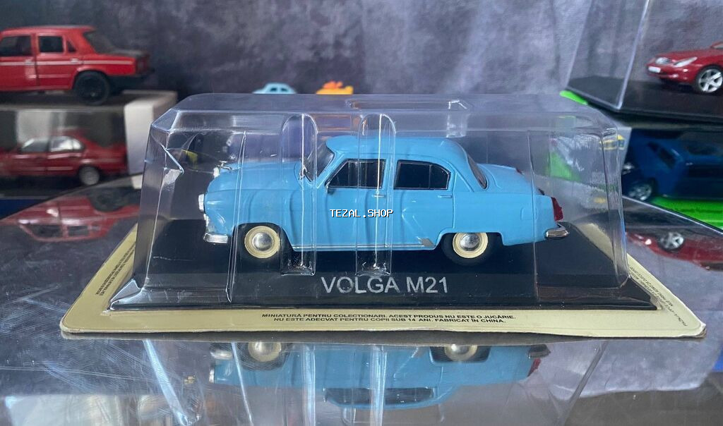 Коллекционная модель GAZ-M21 Volga light blue 1958 Altaya Scale