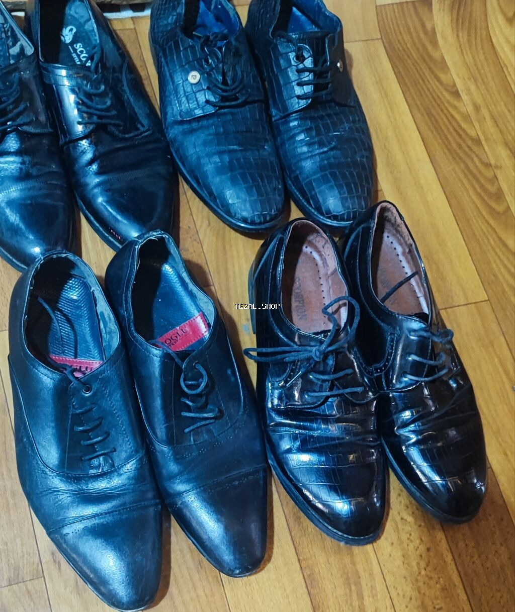 4cutu 6azn.40-41olculerde.Kişi klassik ayaqqabıları – 5 cütlük set -