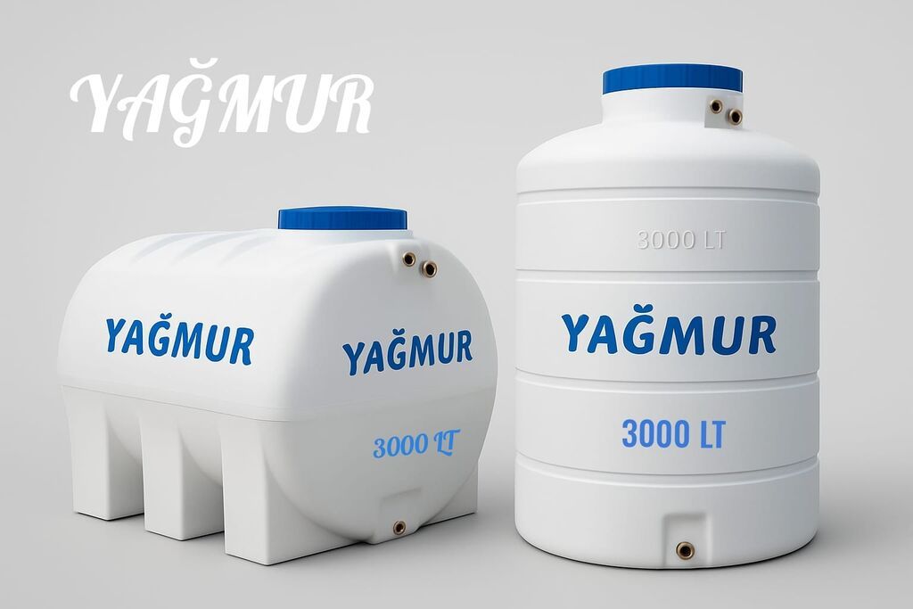 Bak, Plastik, 3000 l l, Yeni, Pulsuz çatdırılma