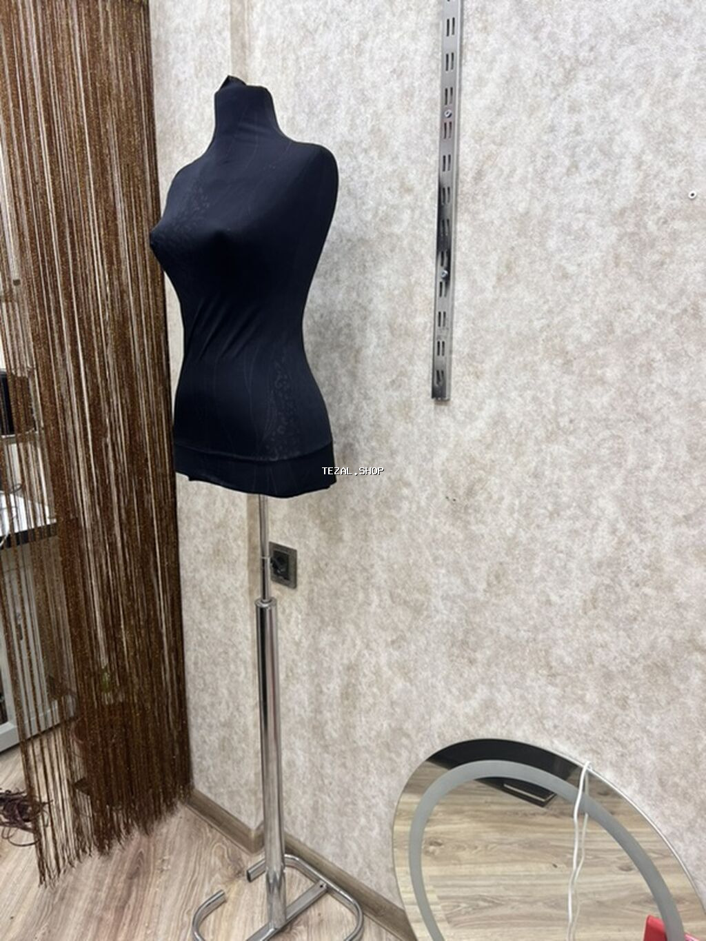 Atelye avadanlıqları və dekor dəsti - Tam boy güzgü: Ağ-qızılı - şəkil 4