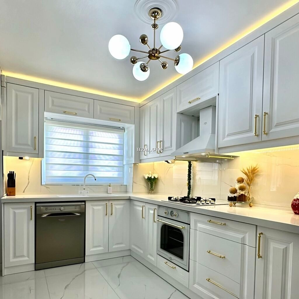 Sifarişlə mətbəx dəsti, Özü çəkən petlələr, Mat laminat, Kredit var, Ünvandan götürmə, Pulsuz çatdırılma, Ödənişli çatdırılma - şəkil 2