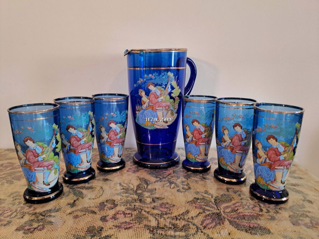 Yenidir istifadə olunmayıb. 6 nəfərlik kompot dəsti