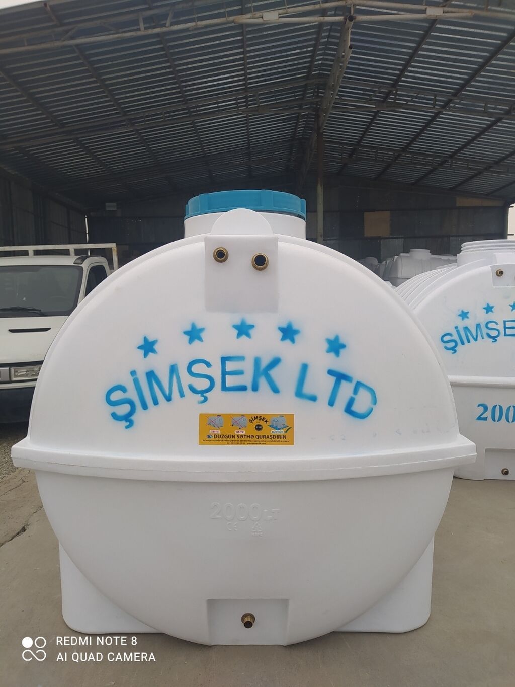 Bak, Plastik, 1000 l l, Yeni