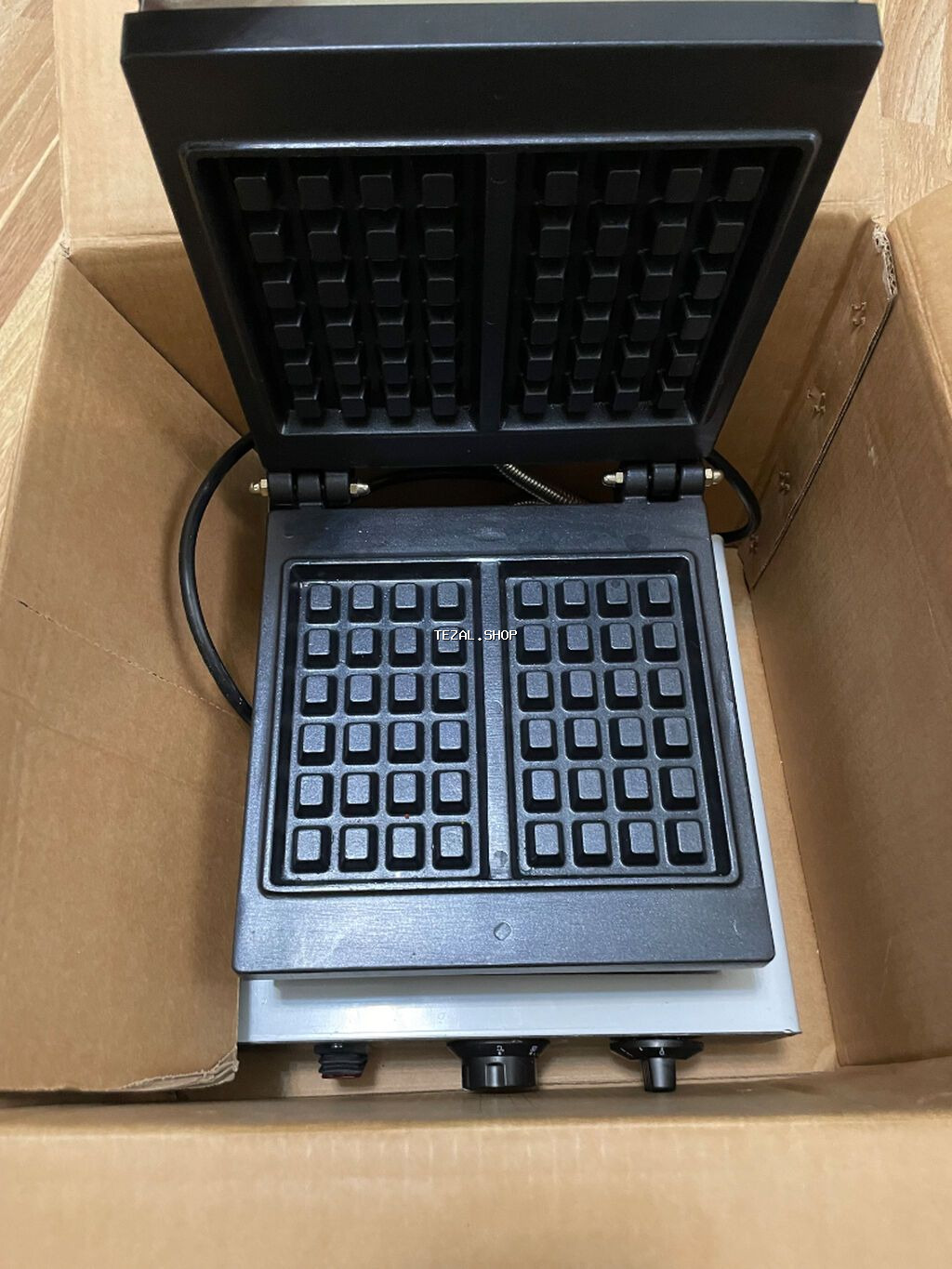 Waffle, vafli aprati yenidir sadece yoxlamaq ucun 2-3 sefer istifade