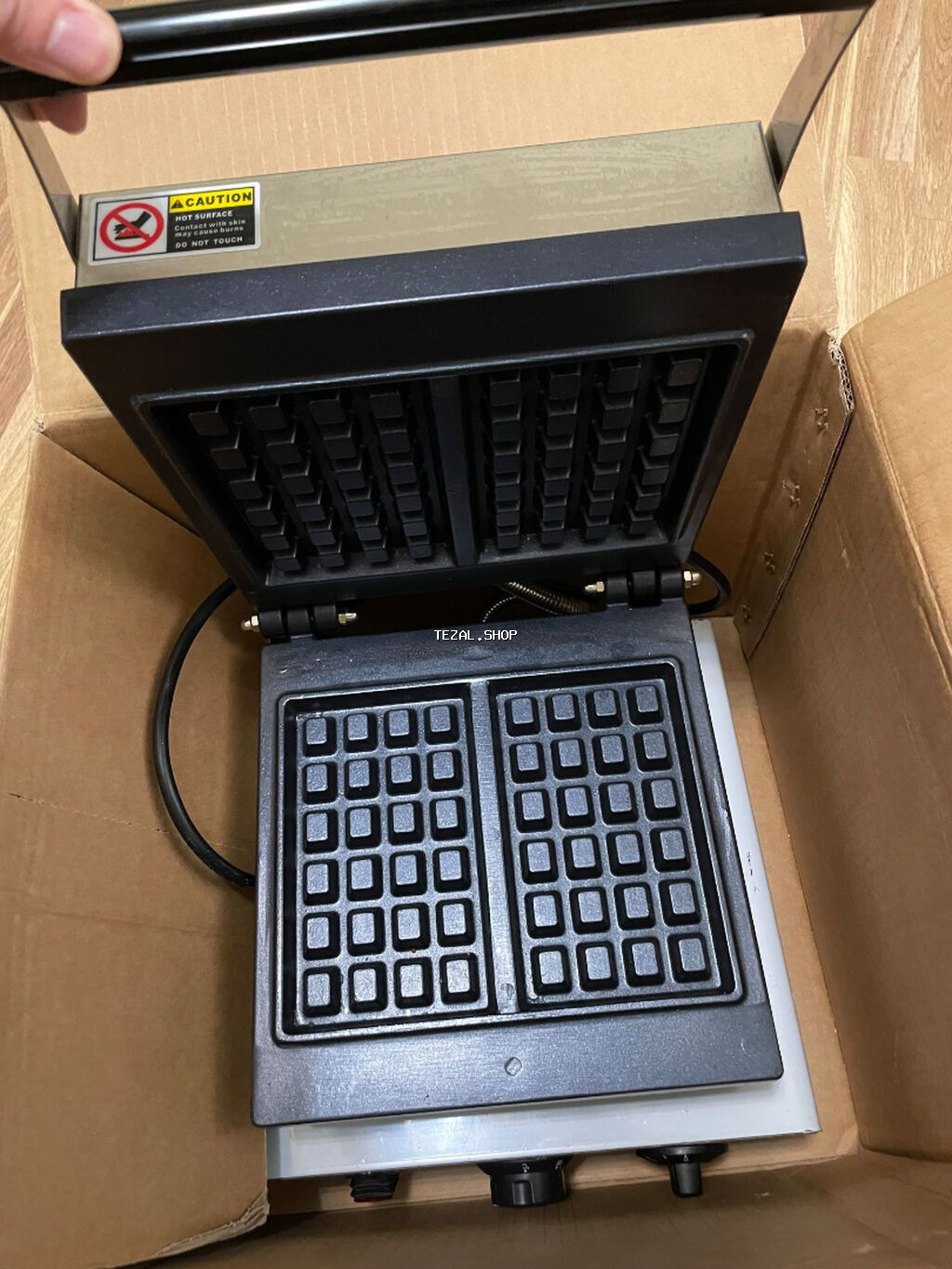 Waffle, vafli aprati yenidir sadece yoxlamaq ucun 2-3 sefer istifade - şəkil 2