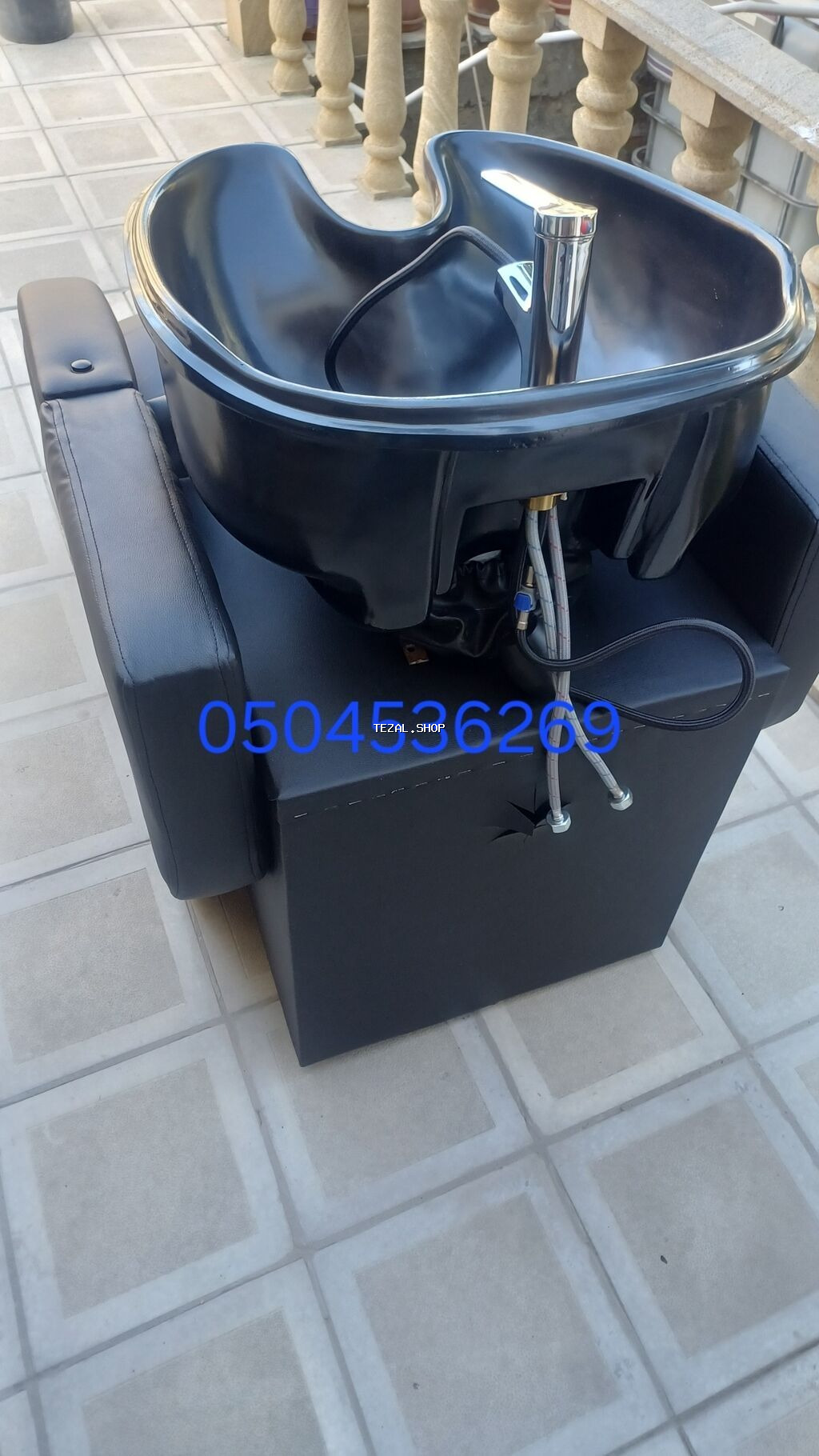 Gözəllik salonu üçün mebel dəsti Tərkib: - Saç yuma stolu: qara - şəkil 4