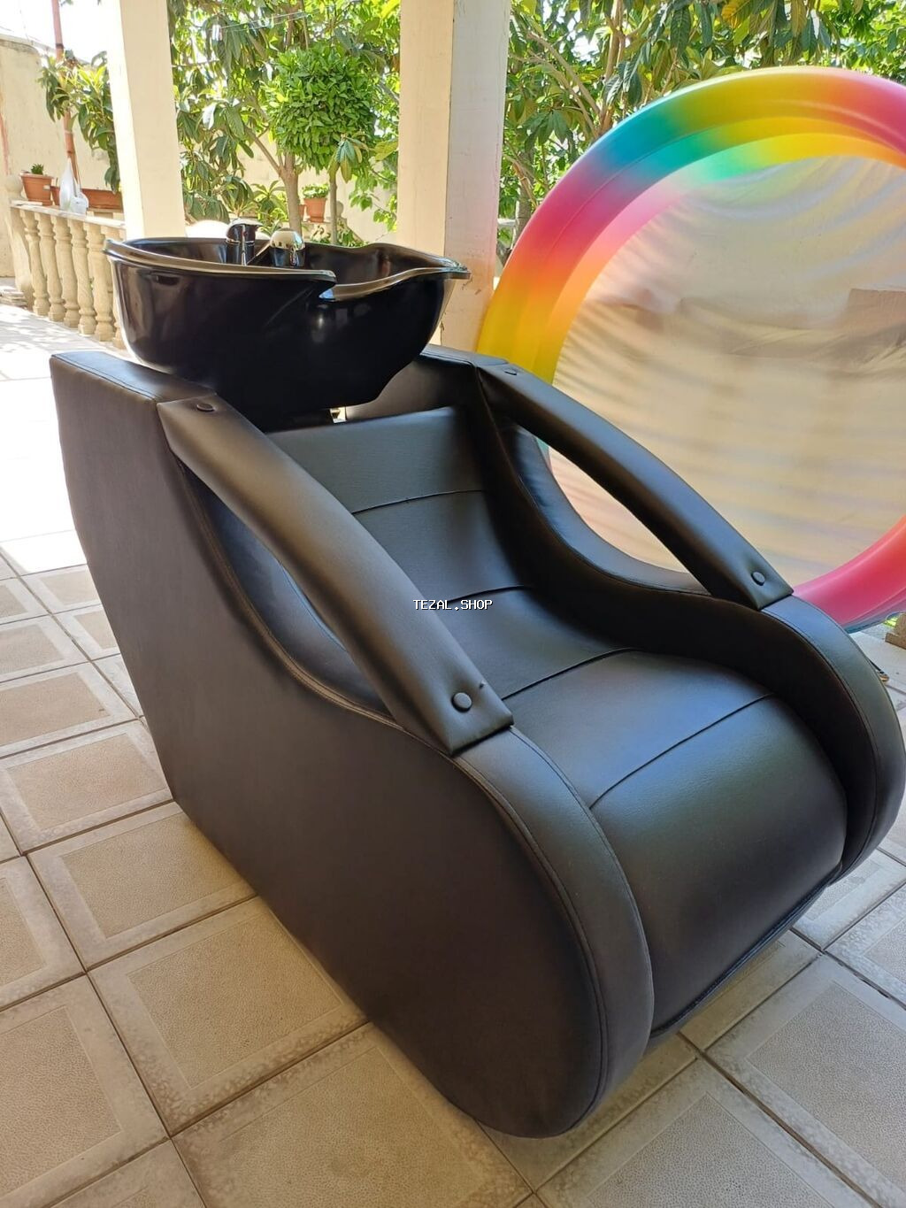 Gözəllik salonu üçün mebel dəsti Tərkib: - Saç yuma stolu: qara - şəkil 5