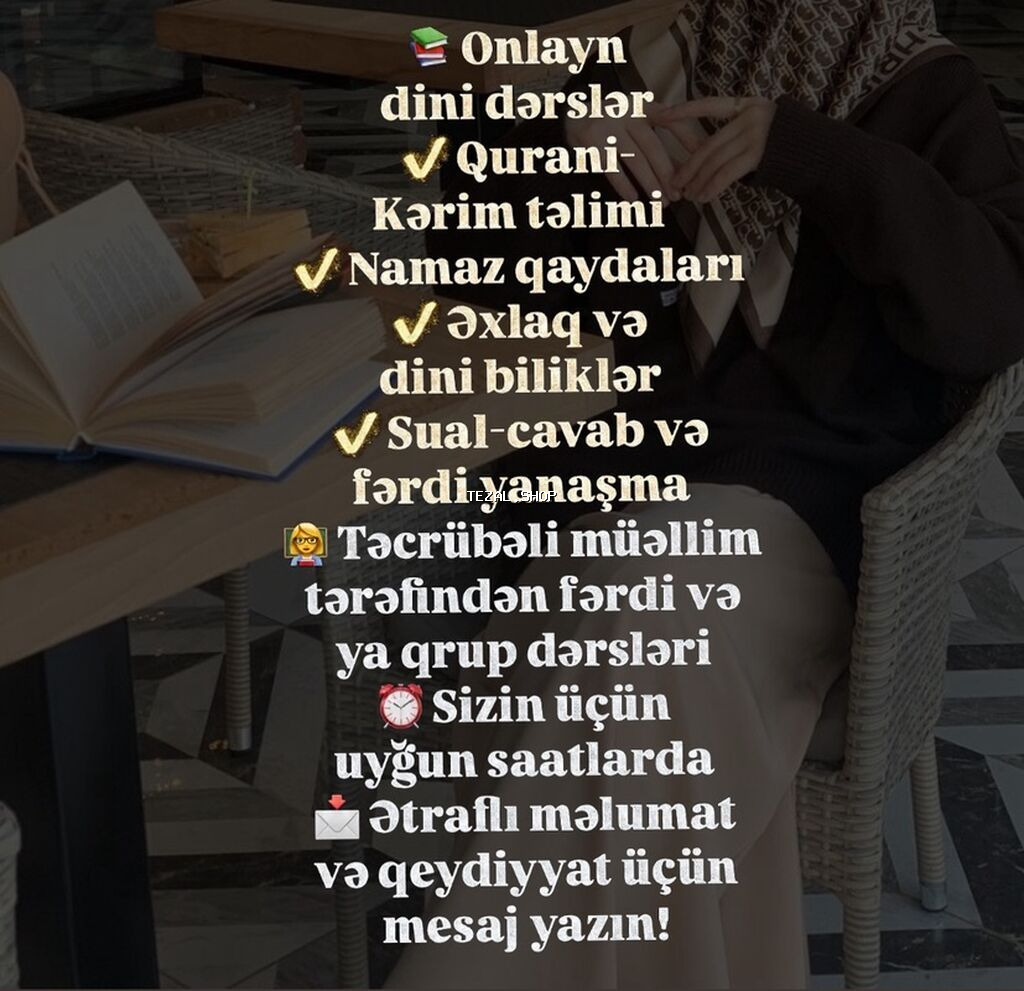 Onlayn dini dərslər - Quranı-Kərim təlimi: düzgün oxu, tajvid, qiraət