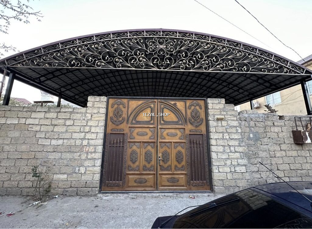 Metalkarkas üstü örtüklər – darvaza və həyət üçün dekorativ və