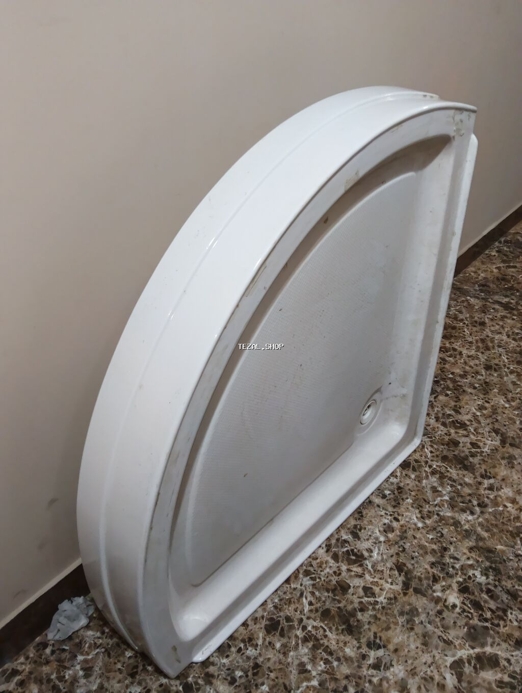 Duş kabinası üçün künc tipli palet (tray). Ölçüsü 90/90 - Forma - şəkil 2