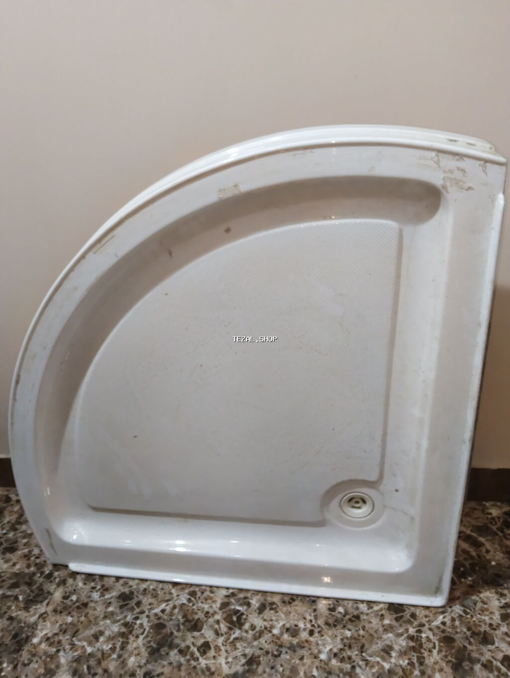 Duş kabinası üçün künc tipli palet (tray). Ölçüsü 90/90 - Forma - şəkil 3