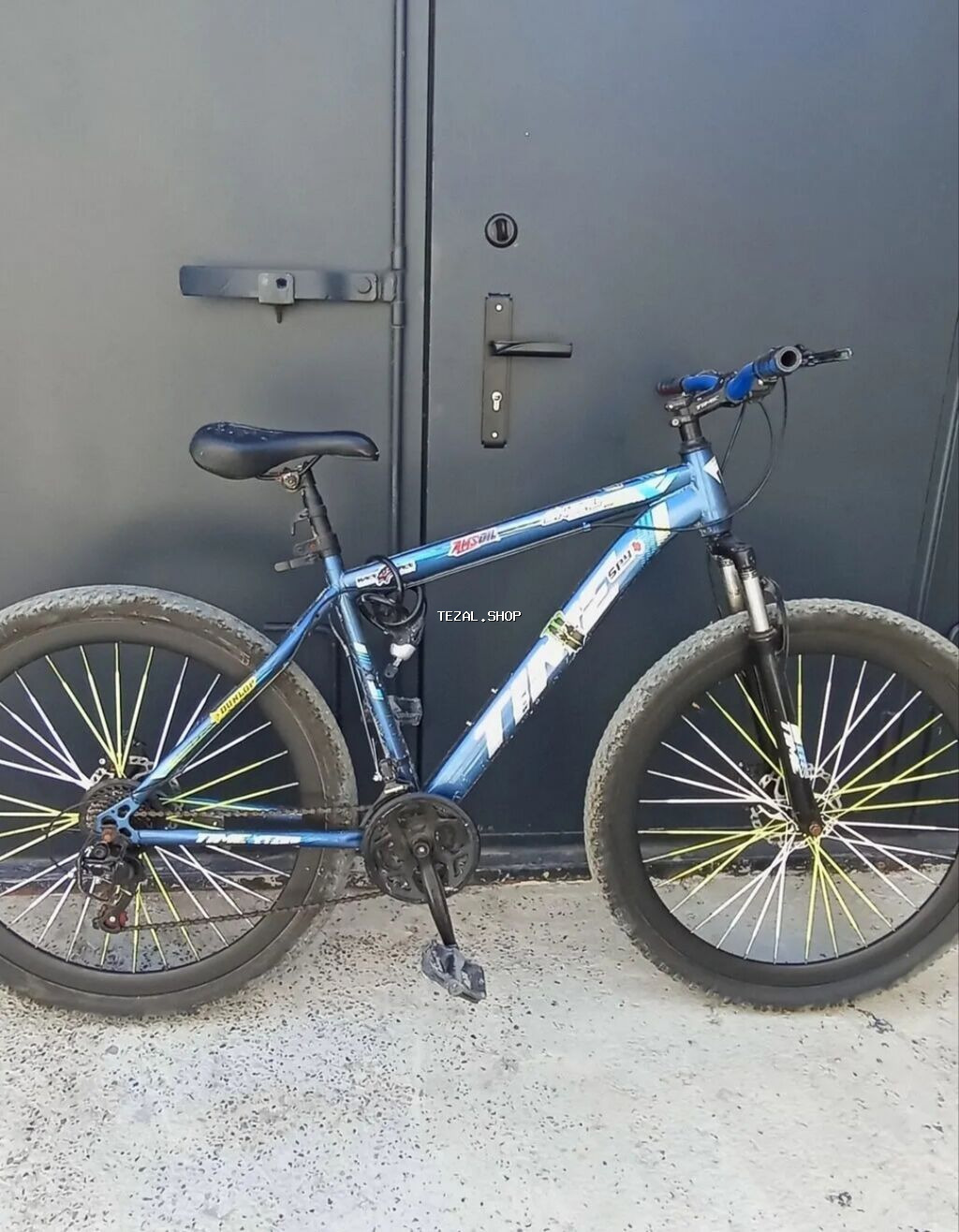 MTB velosiped – 26” təkərlər, alüminium tipli gövdə dizaynı, ön - şəkil 2