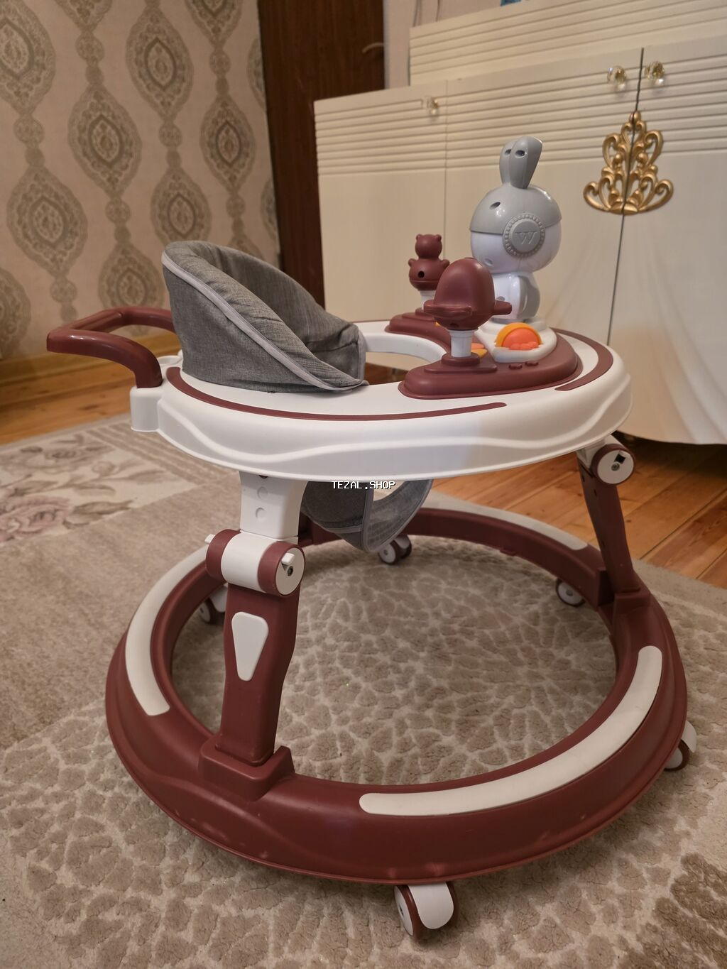 Uşaq gəzdiricisi (Babywalker) - Dairəvi, sabit baza və 360° fırlanan
