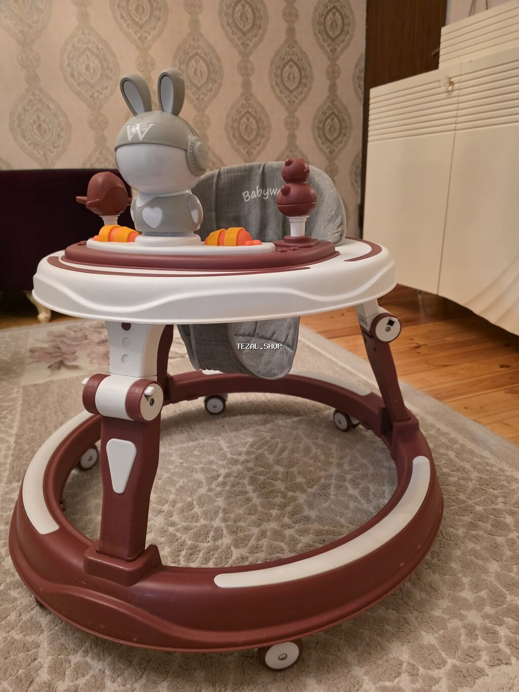 Uşaq gəzdiricisi (Babywalker) - Dairəvi, sabit baza və 360° fırlanan - şəkil 2