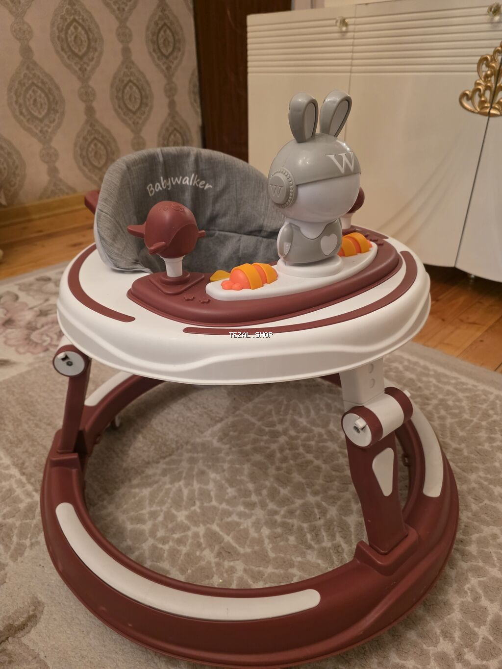 Uşaq gəzdiricisi (Babywalker) - Dairəvi, sabit baza və 360° fırlanan - şəkil 4