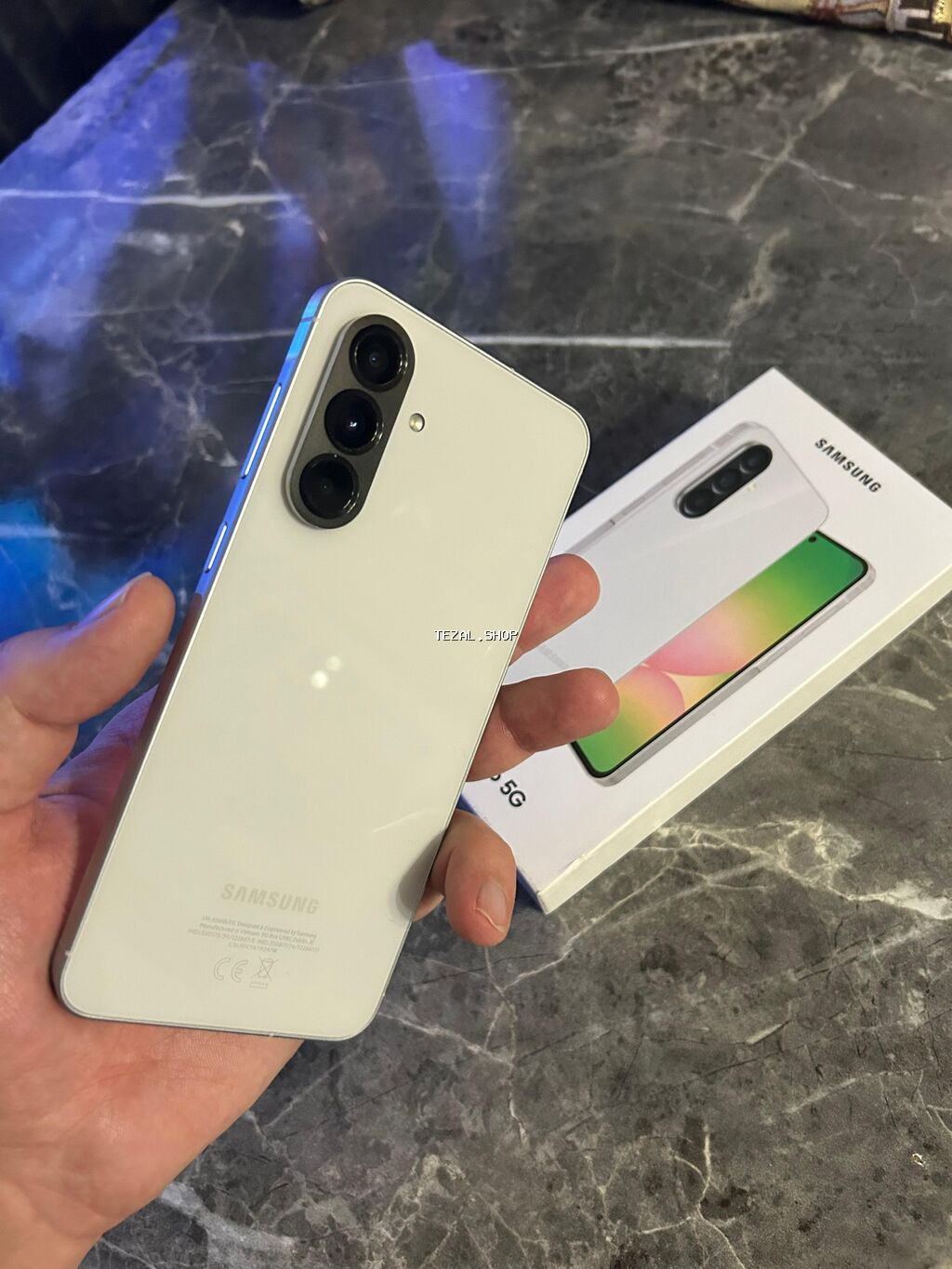 Samsung Galaxy A56 5G, 128 GB, rəng - Ağ, Barmaq izi