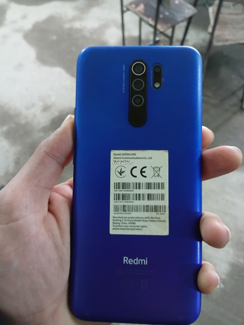 Redmi smartfon – model M2004J19G (Xiaomi Communications Co., Ltd.)