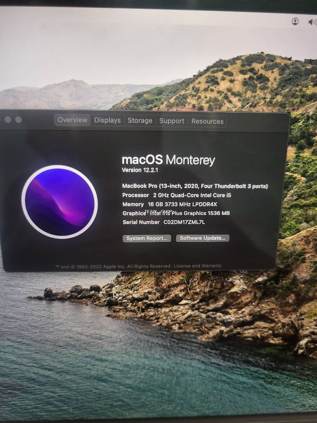 İşlənmiş Apple MacBook, 13.3 ", Intel Core i5, 512 GB - şəkil 5