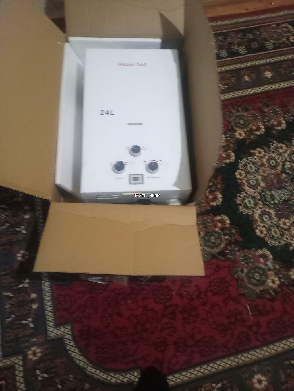 Hazar Hot 24L qazla işləyən su qızdırıcısı - Tutum: 24 litr/dəq - şəkil 3