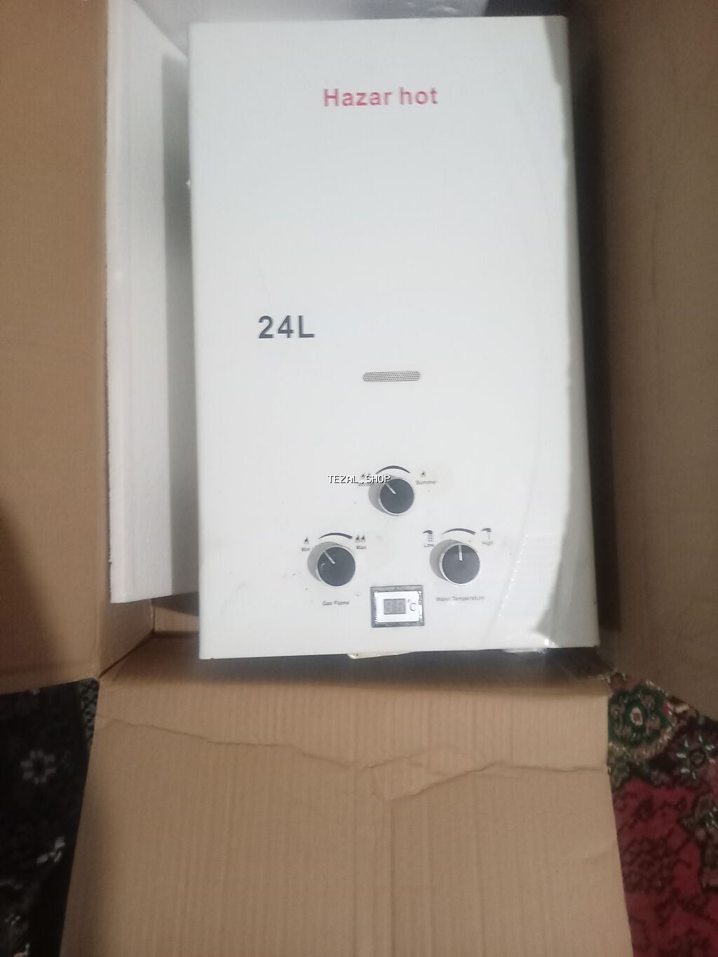 Hazar Hot 24L qazla işləyən su qızdırıcısı - Tutum: 24 litr/dəq - şəkil 4