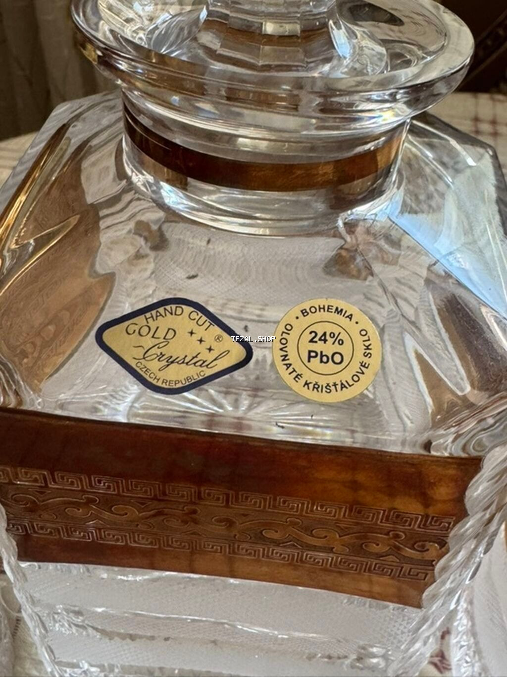 Rəng - Qızılı, Xrustal, Çexiya - şəkil 3