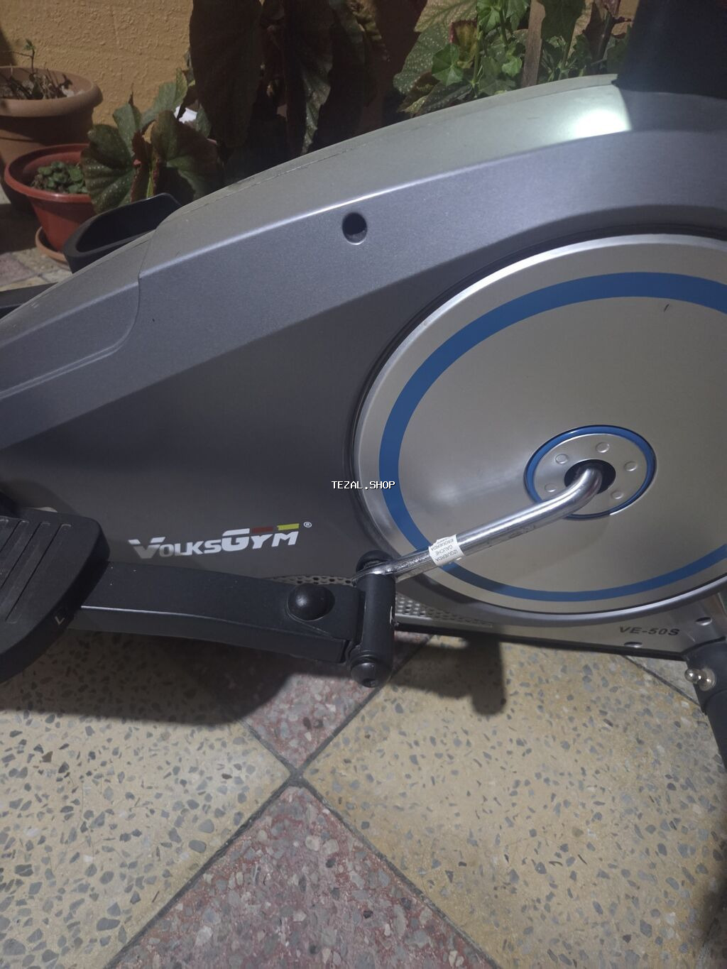 VolksGym VE-50S elliptik velotrenajor - 2-si 1-də dizayn: ellips və - şəkil 2