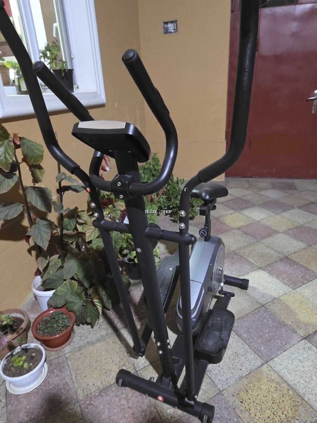 VolksGym VE-50S elliptik velotrenajor - 2-si 1-də dizayn: ellips və - şəkil 5