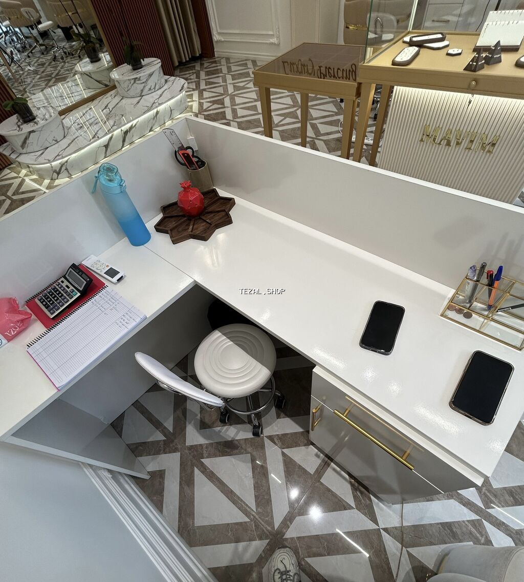 Təcili satıldığı üçün-150 AZN Çox az işlənib. Resepsiyon stolu – - şəkil 5