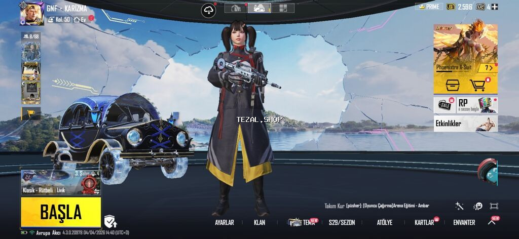 Pubg Mobile oyun hesabı Hesab lvl: 72 Kolleksiyon lvl: 50 17 lvl li - şəkil 2