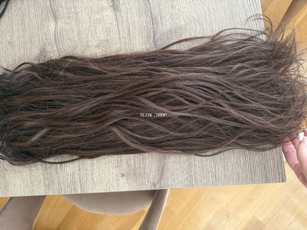 Qaynaq saçlar, Təbii, İşlənmiş - şəkil 3