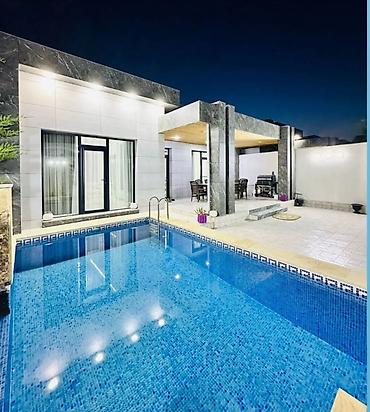 200 kv. m, 2 otaqlı, Hovuzlu, Kombi, Qaz, İşıq - şəkil 2