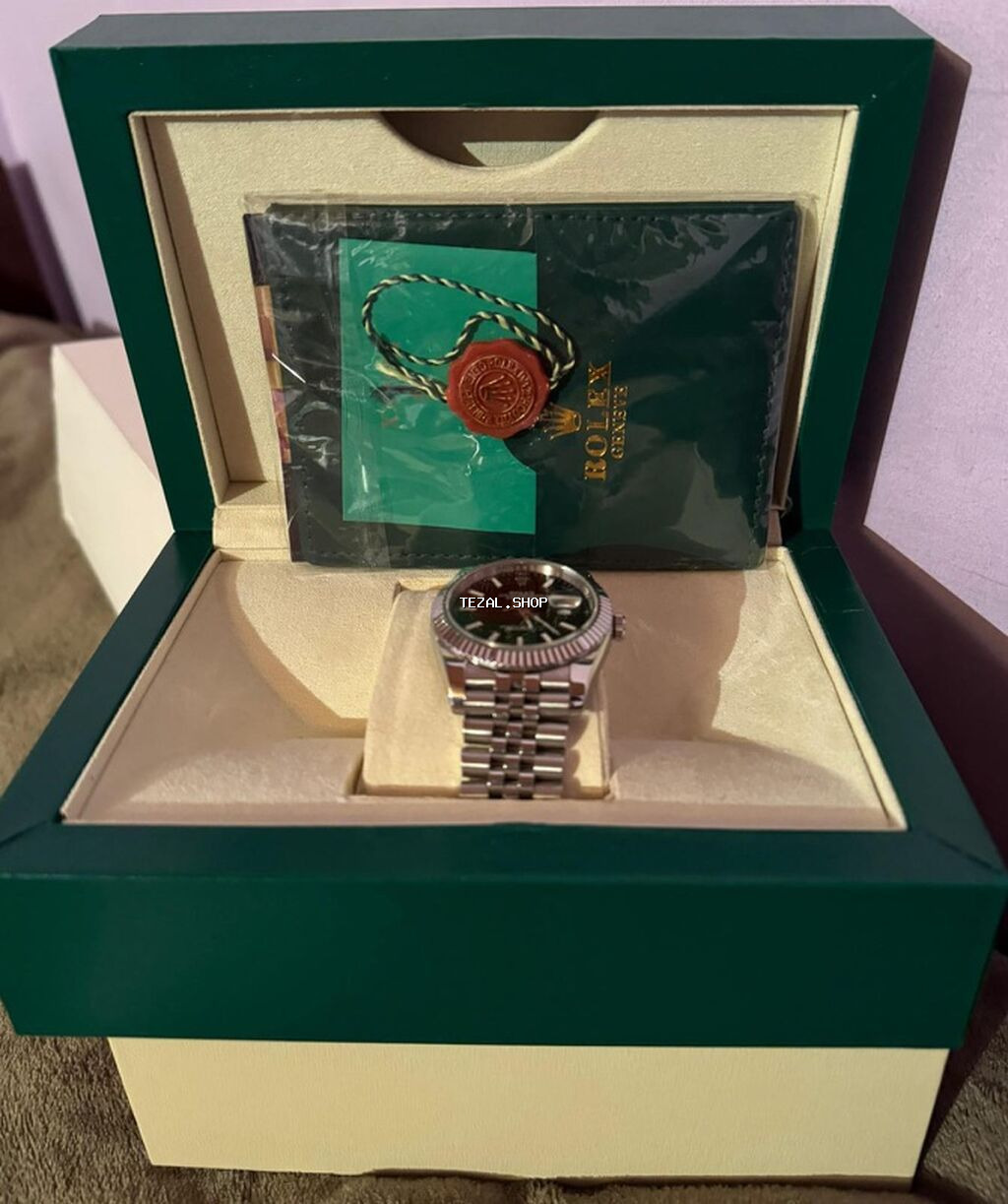 İşlənmiş, Qol saatı, Rolex, rəng - Qara - şəkil 2