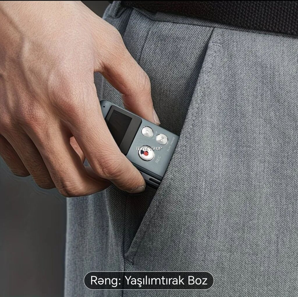 Coxfunksiyali rəqəmsal Led ekranli səs yazıcısı.8Gb yaddaşa