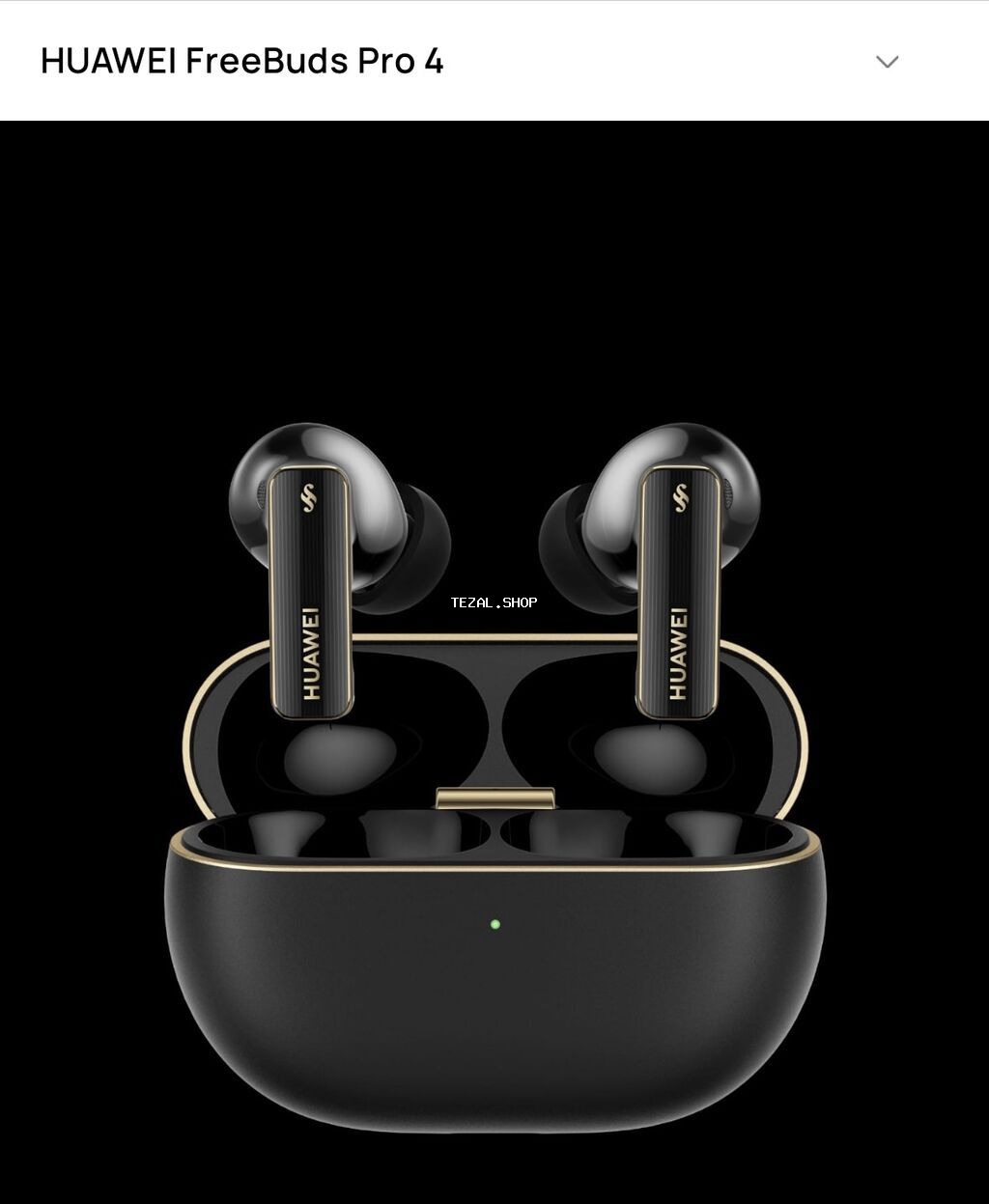 İşlənmiş Simsiz (Bluetooth) Qulaqcıqlar, Huawei, rəng - Qara