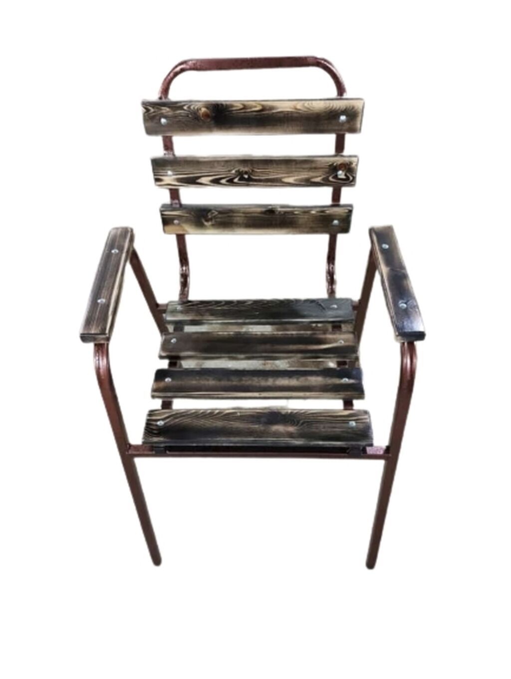 Metal karkaslı taxta mebellər - Bağ, həyət, terras və ictimai