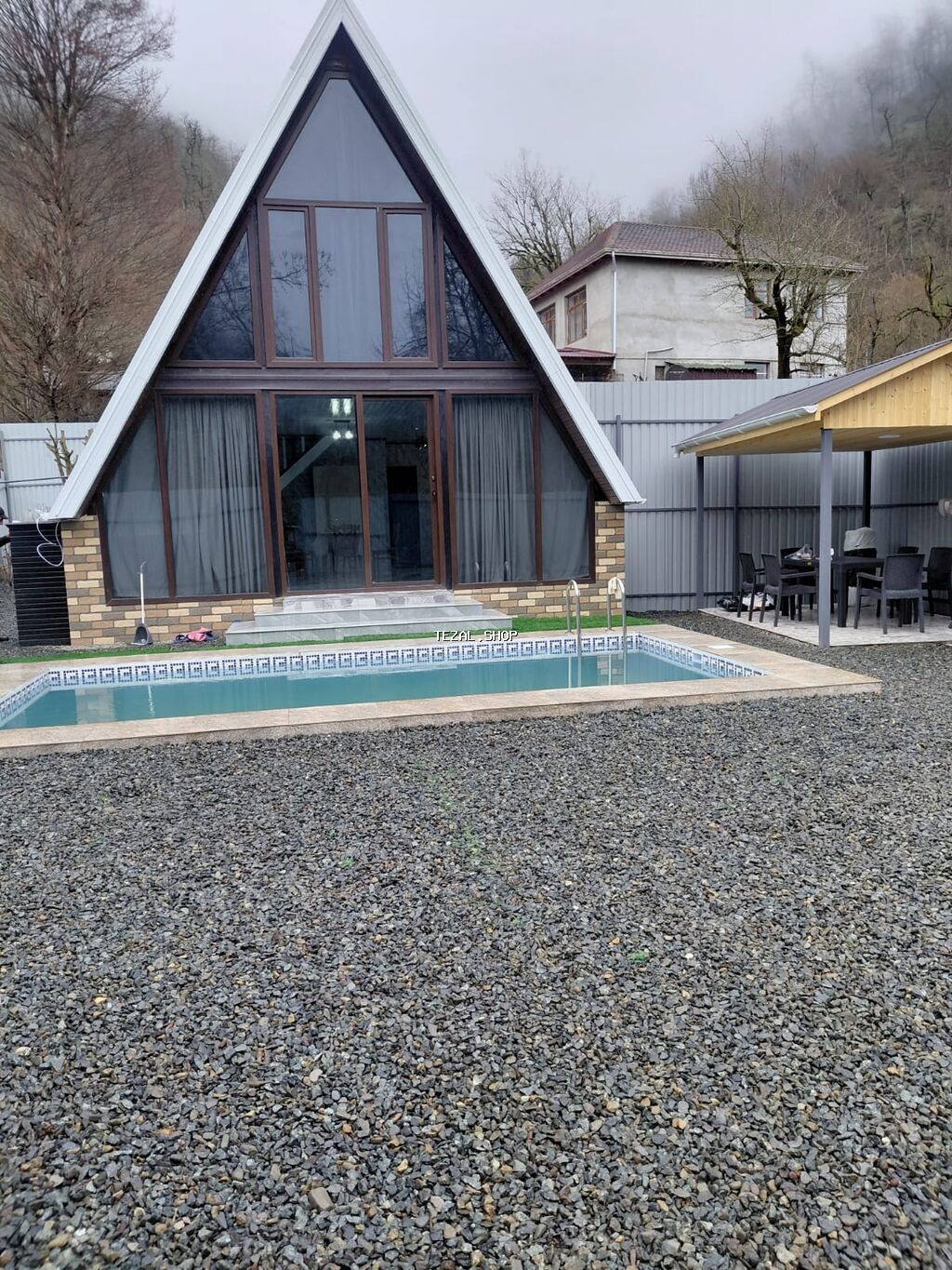 100 kv. m, 3 otaqlı, Hovuzlu