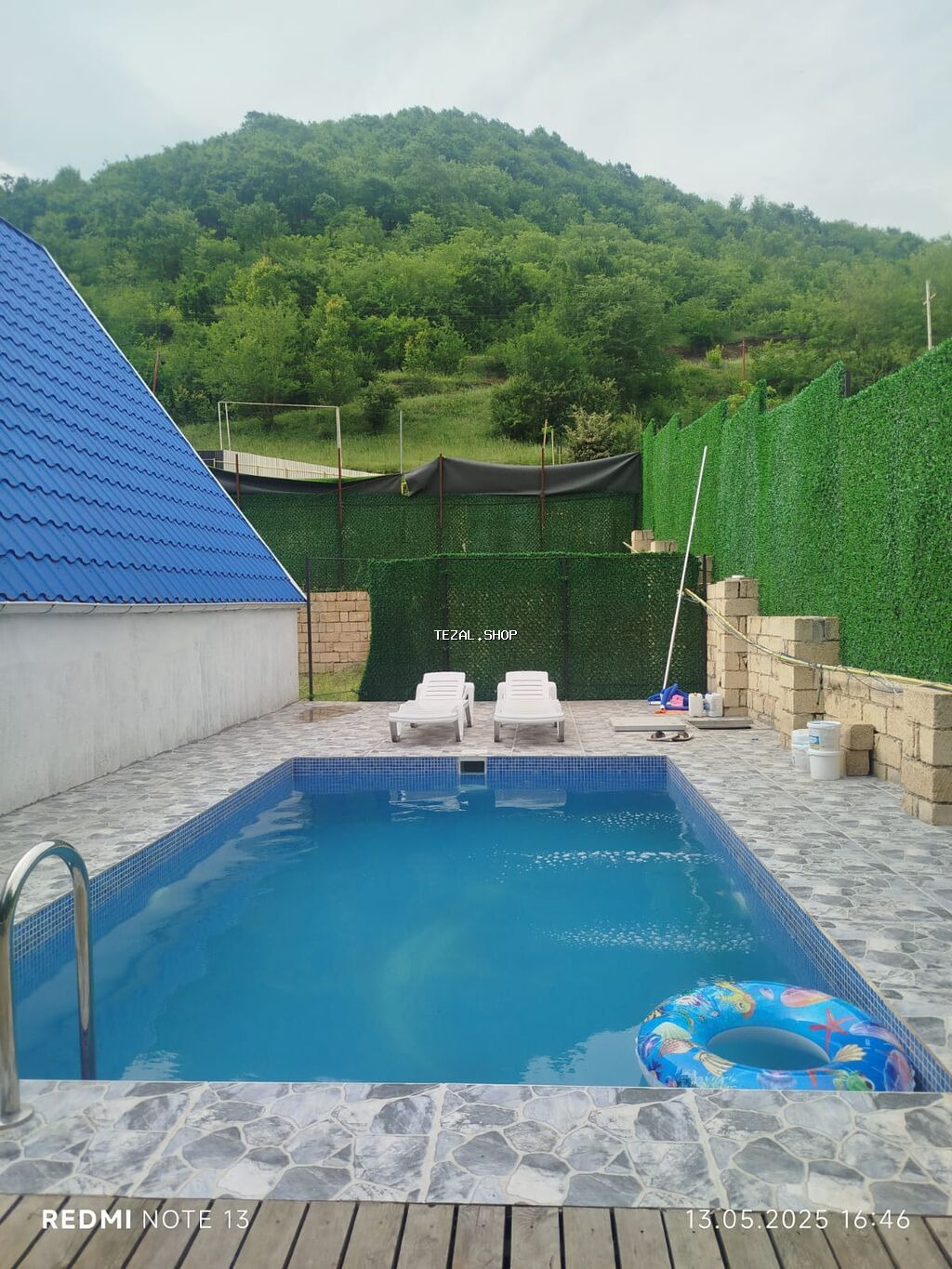 Dağ mənzərəli hovuzlu bağ evi – günlük istirahət üçün -Çay kənarında - şəkil 4