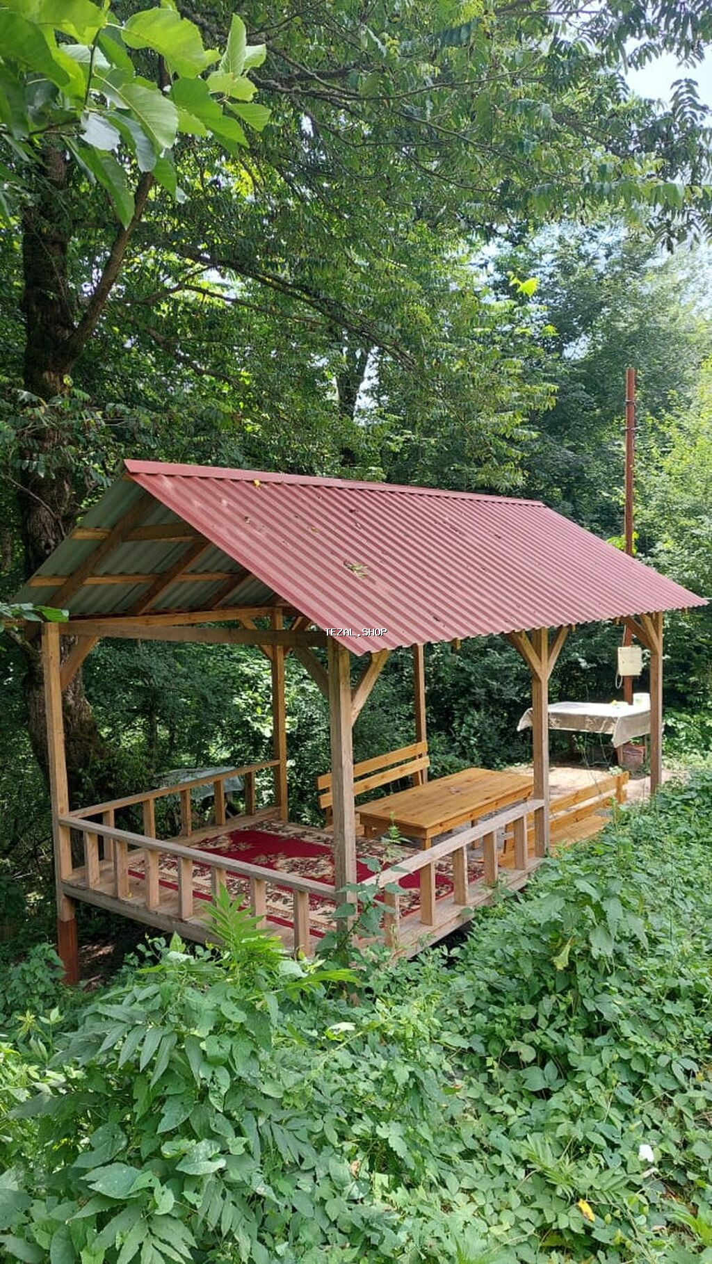 Lerik rayonunda gündəlik kirayə evlər Ev çay kənarında şəlaləyə yaxın - şəkil 4