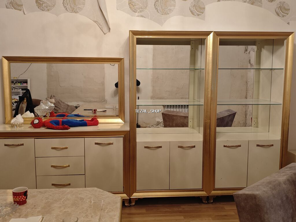 Qızılı çərçivəli qonaq otağı mebel dəsti Dəst tərkibi: - 2 ədəd - şəkil 2