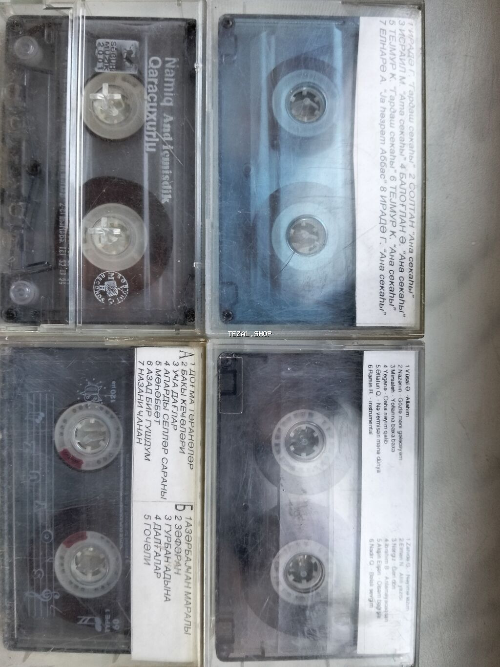 Kaset kolleksiyası – müxtəlif musiqi albomları və boş yazmalı kasetlər - şəkil 3