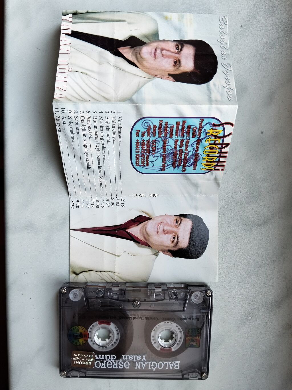 Kaset kolleksiyası – müxtəlif musiqi albomları və boş yazmalı kasetlər - şəkil 5