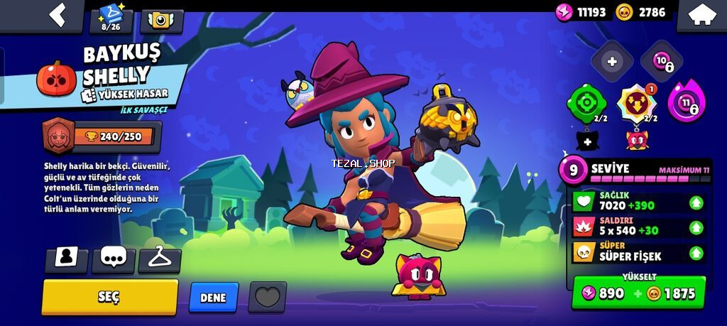 Brawl Stars hesabı – “TOXICTORNADO” Ümumi: - Kupa yolu: 4801 (III - şəkil 3